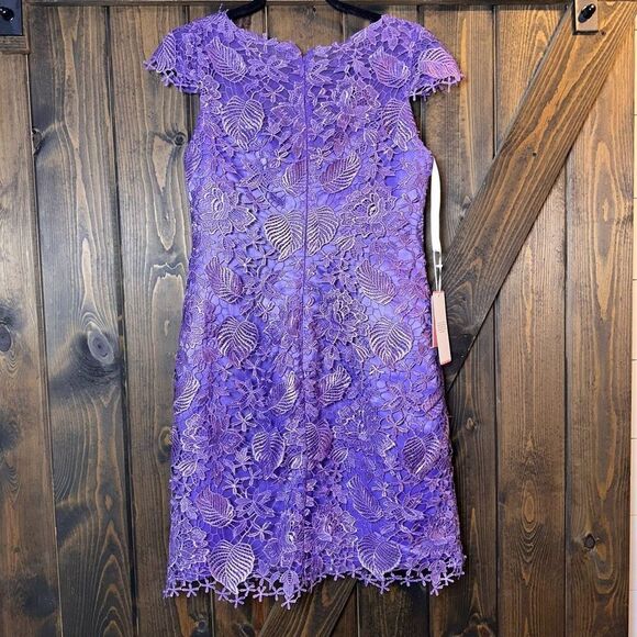 JJ's House Sheath Lace Overlay Dress - Picture 2 of 4